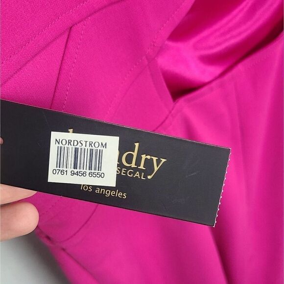 Laundry by‎ Shelli Segal Rose Violet Midi Cocktail Party Dress Size 6 - Picture 4 of 8
